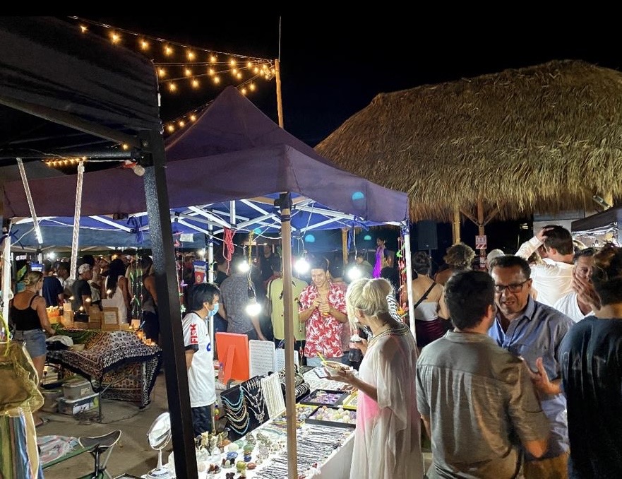 Playa Grande Night Market RipJack Inn Events Activities